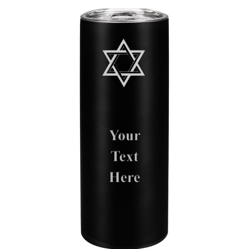 SLIM TUMBLER 20OZ BLACK