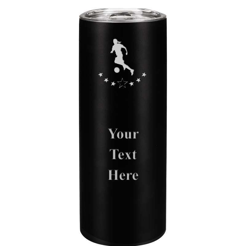 SLIM TUMBLER 20OZ BLACK