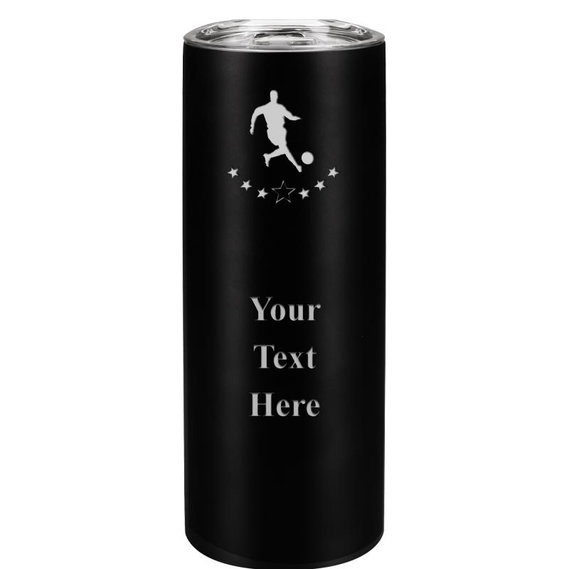 SLIM TUMBLER 20OZ BLACK
