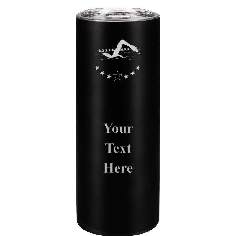 SLIM TUMBLER 20OZ BLACK