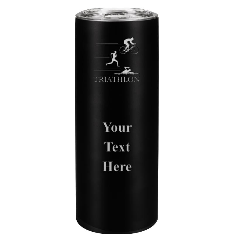 SLIM TUMBLER 20OZ BLACK