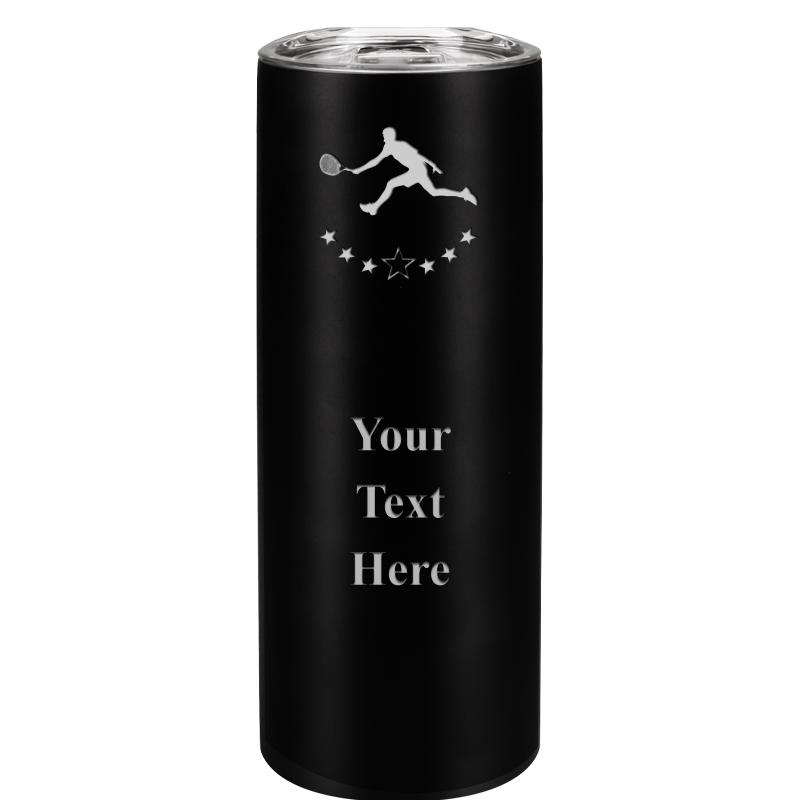 SLIM TUMBLER 20OZ BLACK