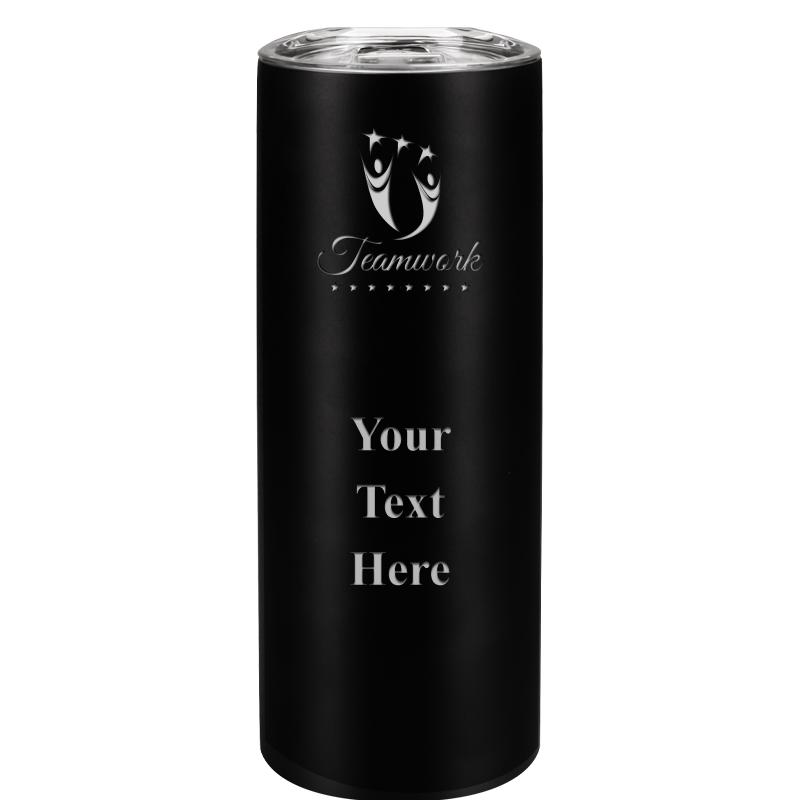 SLIM TUMBLER 20OZ BLACK