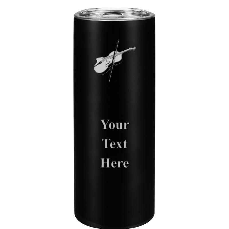 SLIM TUMBLER 20OZ BLACK