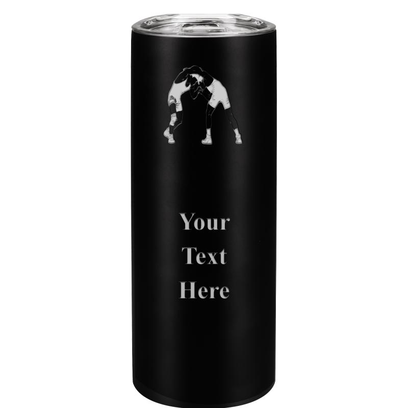 SLIM TUMBLER 20OZ BLACK