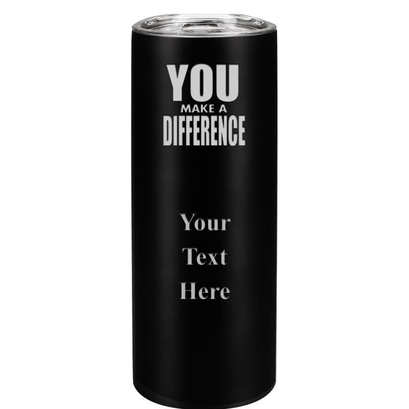 SLIM TUMBLER 20OZ BLACK