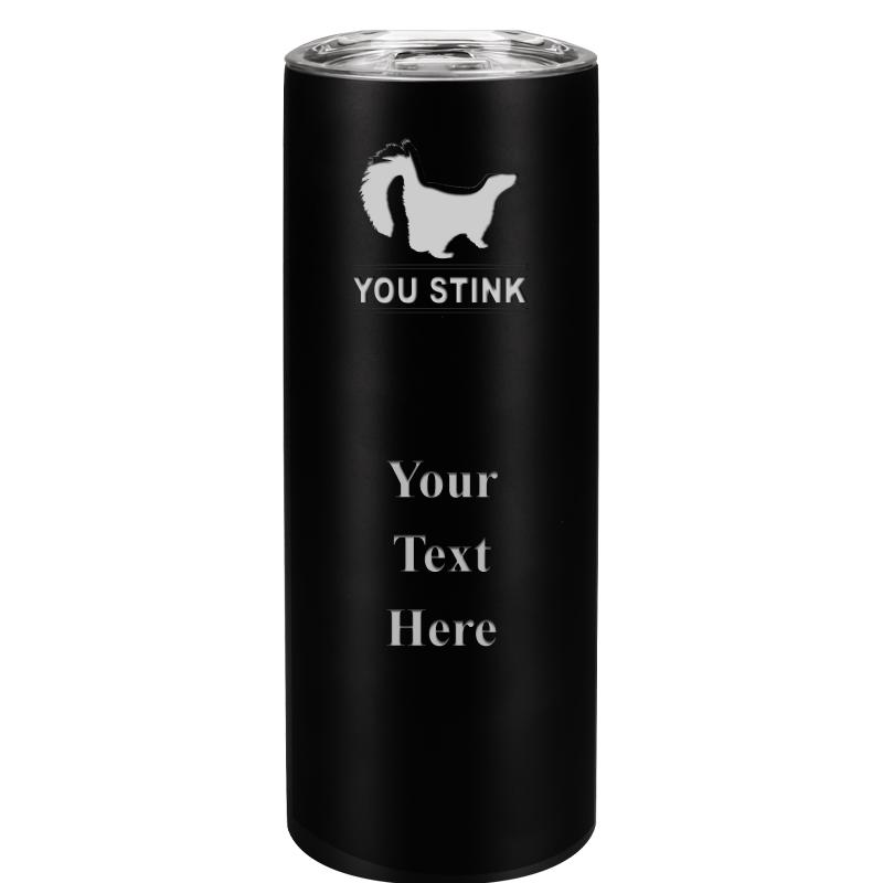 SLIM TUMBLER 20OZ BLACK