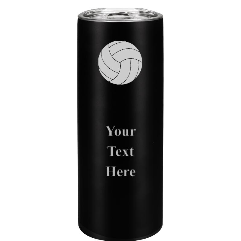 SLIM TUMBLER 20OZ BLACK