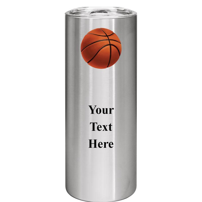 SLIM TUMBLER 20OZ SILVER