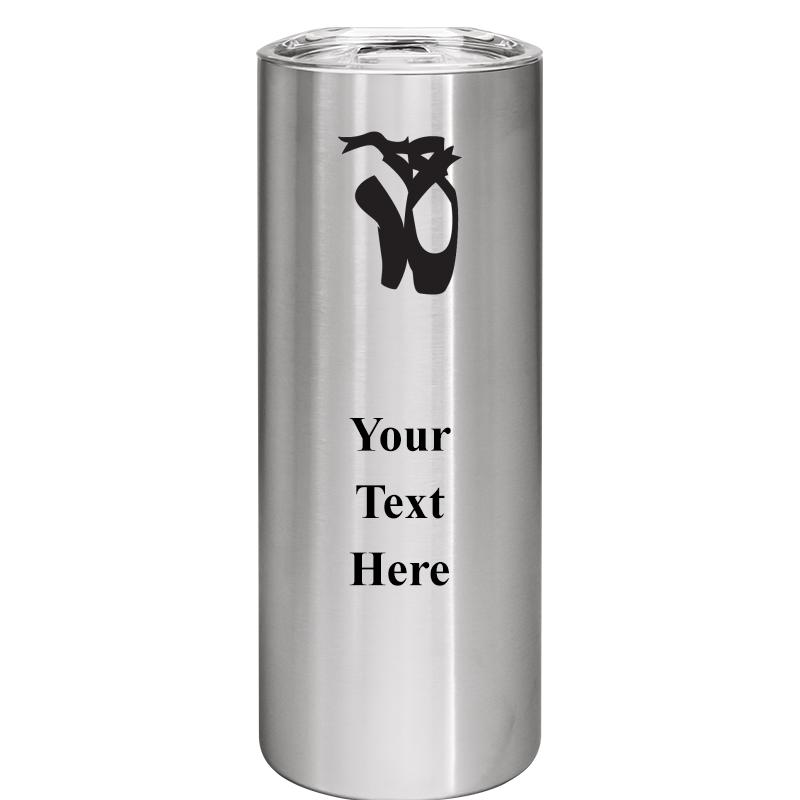 SLIM TUMBLER 20OZ SILVER