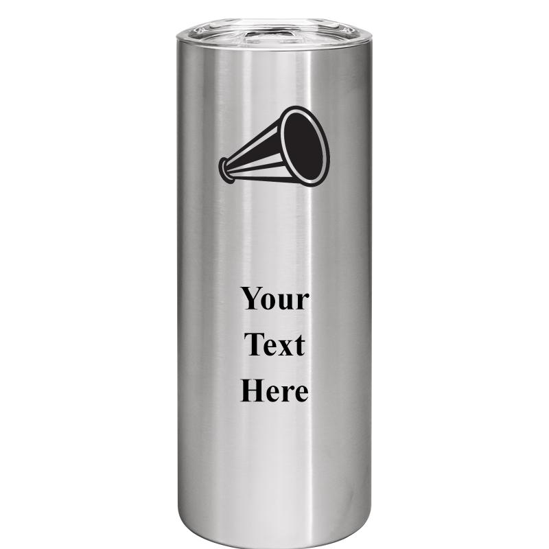 SLIM TUMBLER 20OZ SILVER