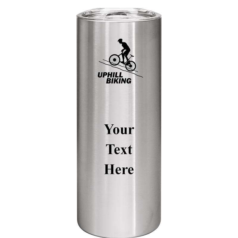 SLIM TUMBLER 20OZ SILVER