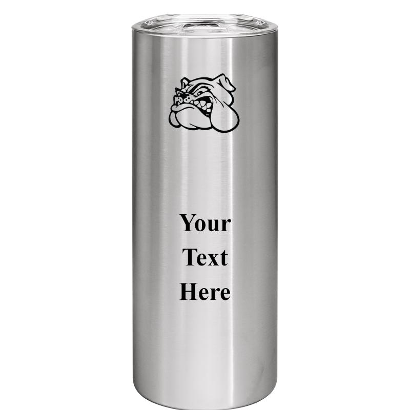 SLIM TUMBLER 20OZ SILVER