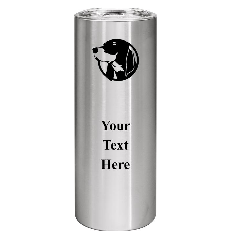 SLIM TUMBLER 20OZ SILVER