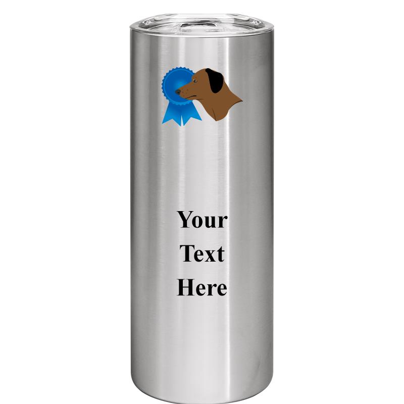 SLIM TUMBLER 20OZ SILVER