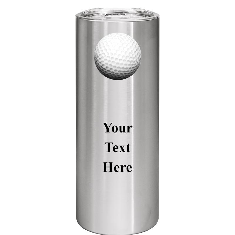 SLIM TUMBLER 20OZ SILVER