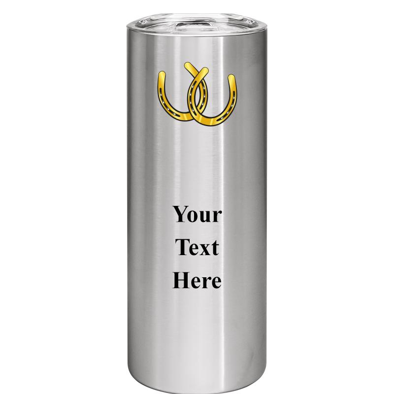 SLIM TUMBLER 20OZ SILVER