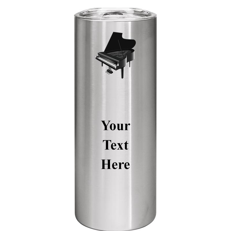 SLIM TUMBLER 20OZ SILVER