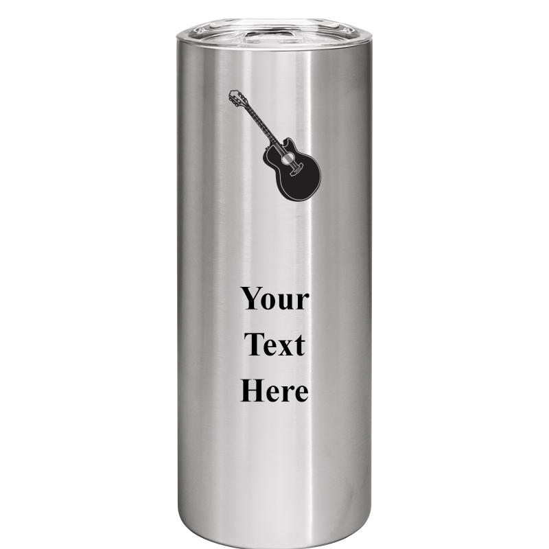 SLIM TUMBLER 20OZ SILVER