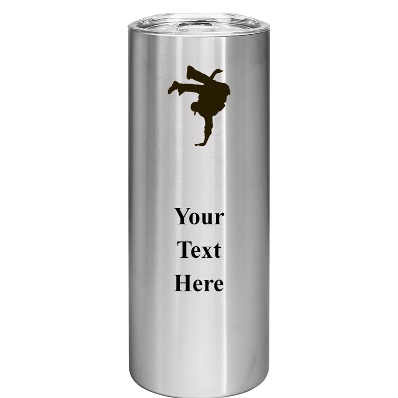 SLIM TUMBLER 20OZ SILVER