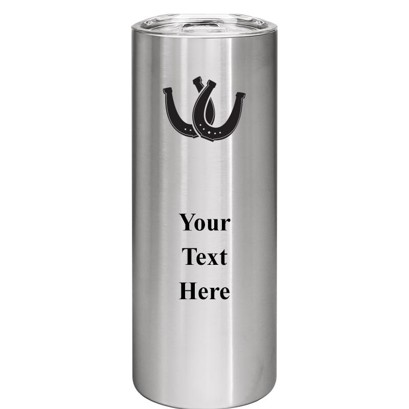 SLIM TUMBLER 20OZ SILVER