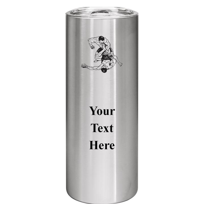 SLIM TUMBLER 20OZ SILVER