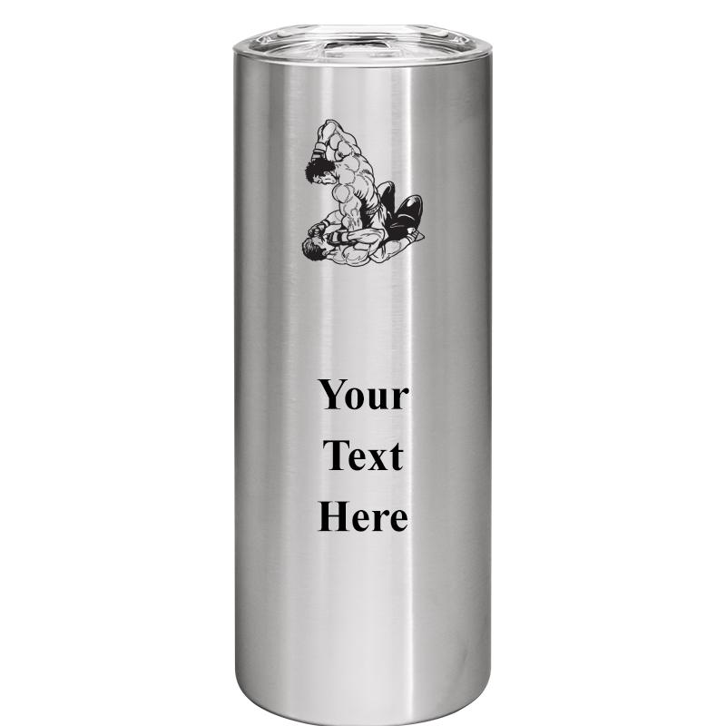 SLIM TUMBLER 20OZ SILVER