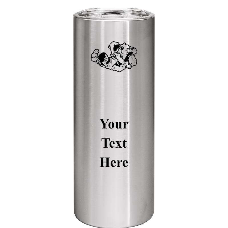 SLIM TUMBLER 20OZ SILVER