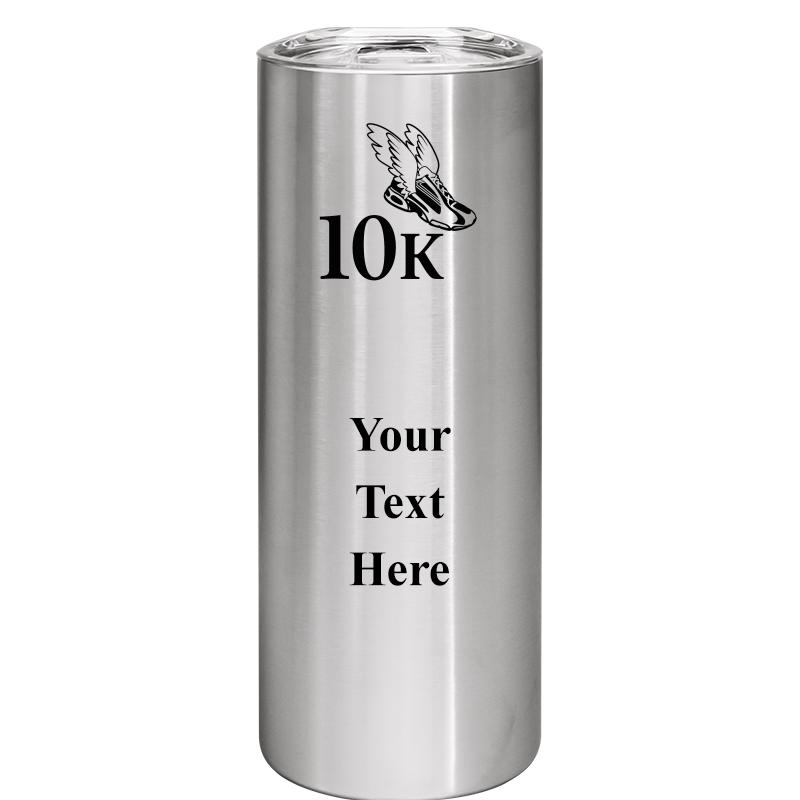 SLIM TUMBLER 20OZ SILVER