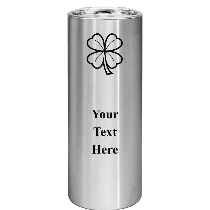 SLIM TUMBLER 20OZ SILVER