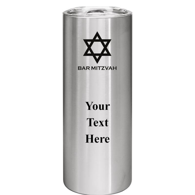 SLIM TUMBLER 20OZ SILVER