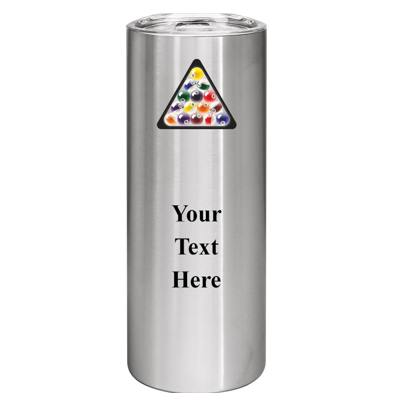 SLIM TUMBLER 20OZ SILVER