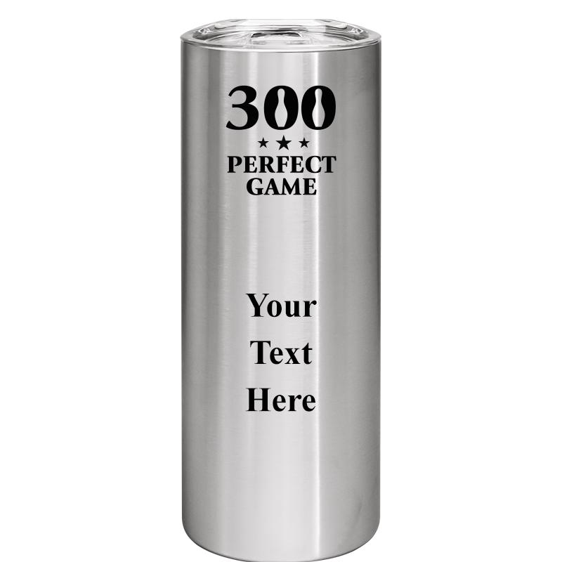 SLIM TUMBLER 20OZ SILVER