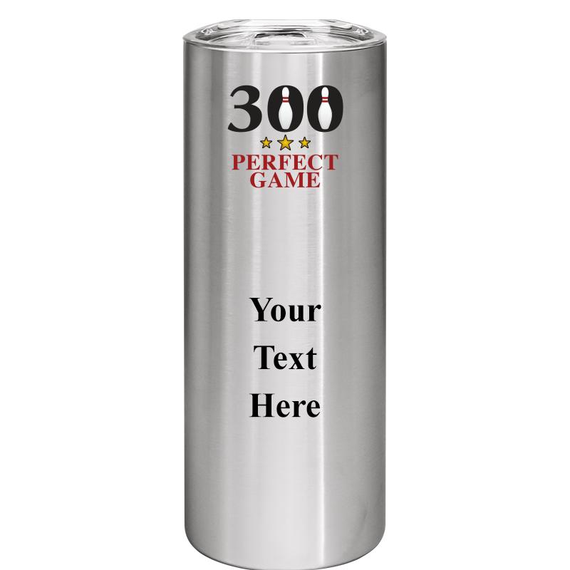 SLIM TUMBLER 20OZ SILVER