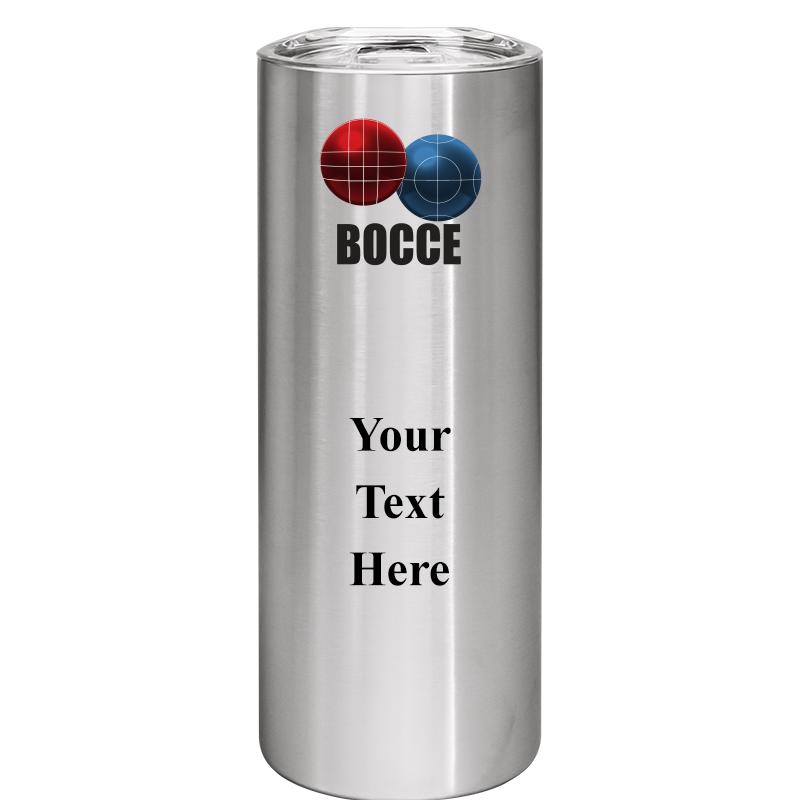 SLIM TUMBLER 20OZ SILVER