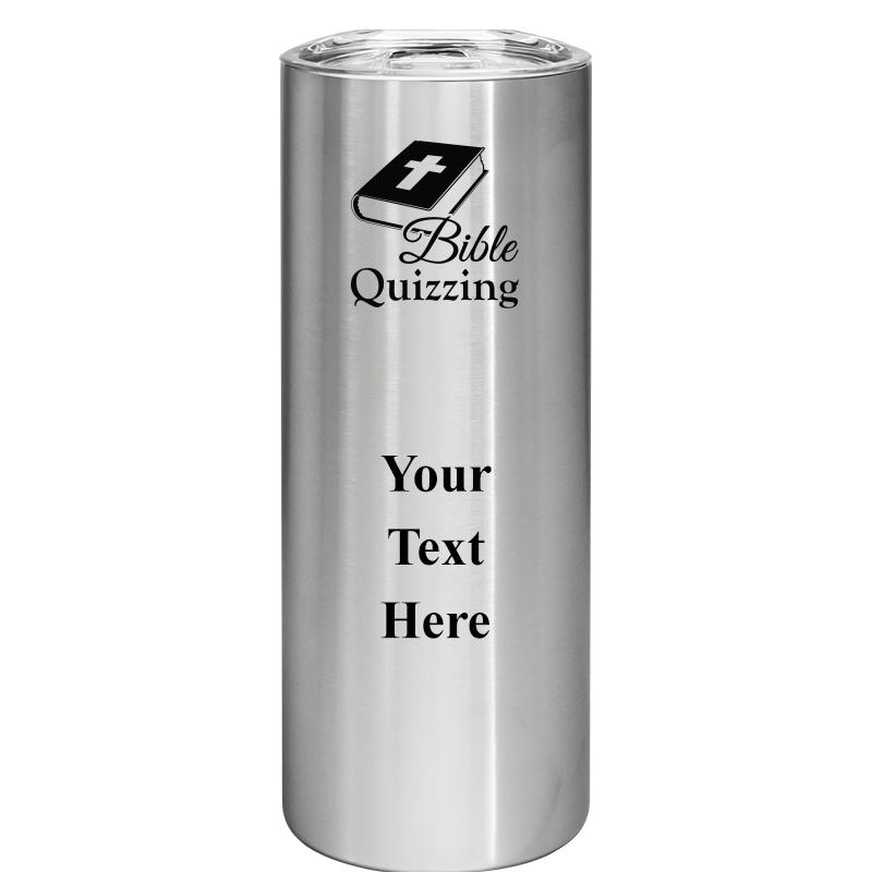 SLIM TUMBLER 20OZ SILVER