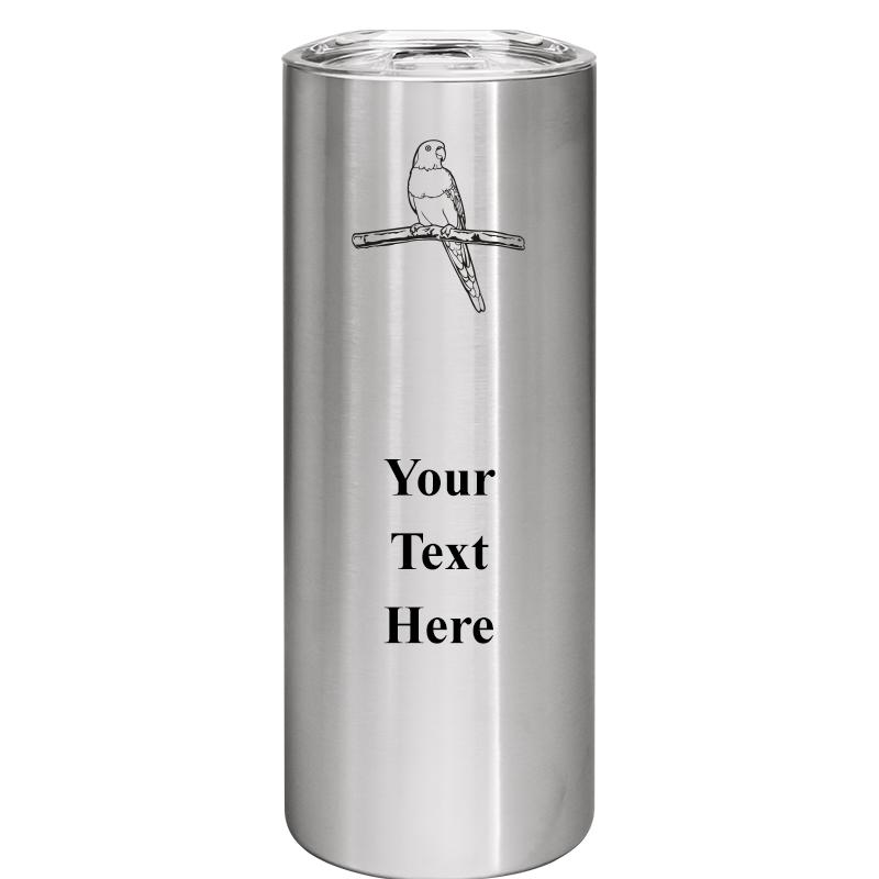 SLIM TUMBLER 20OZ SILVER