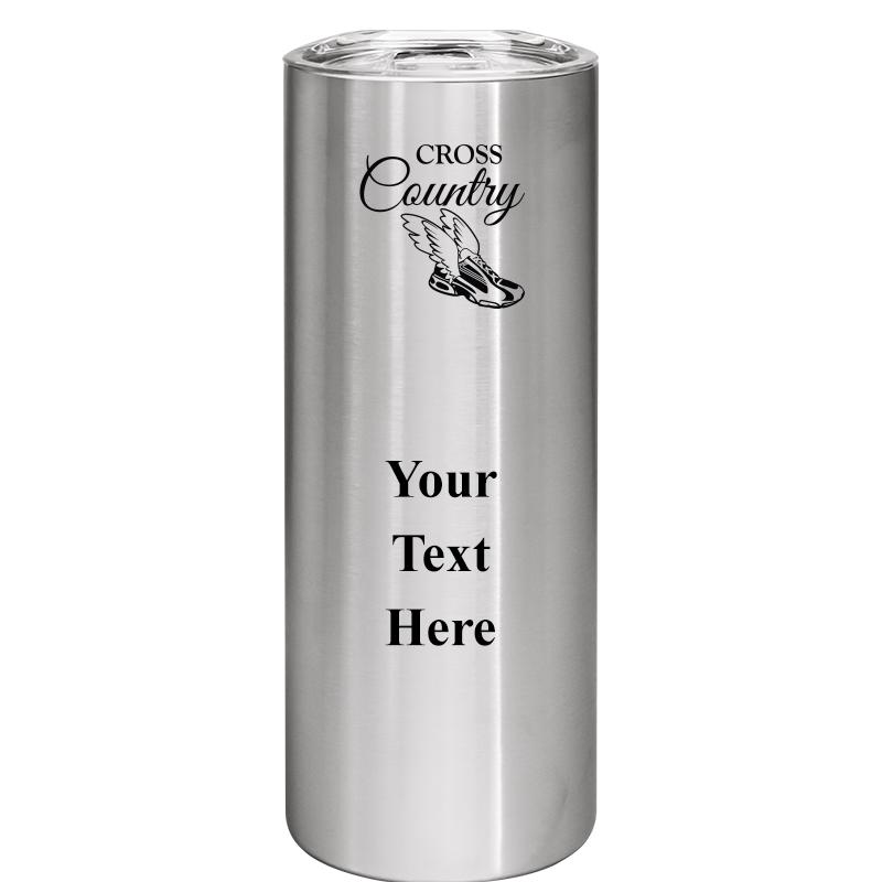 SLIM TUMBLER 20OZ SILVER