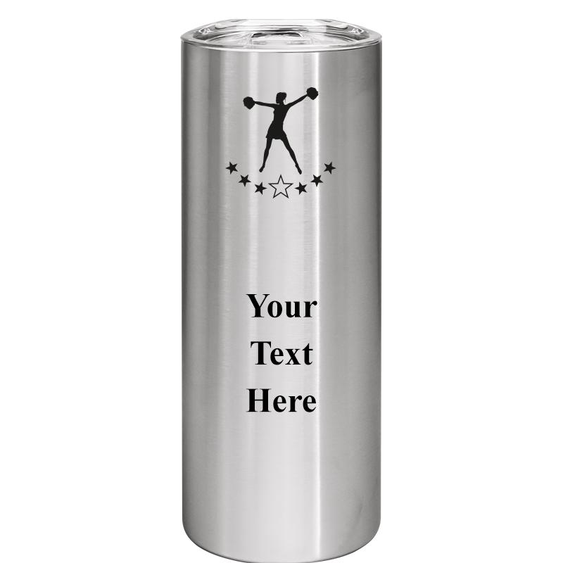 SLIM TUMBLER 20OZ SILVER