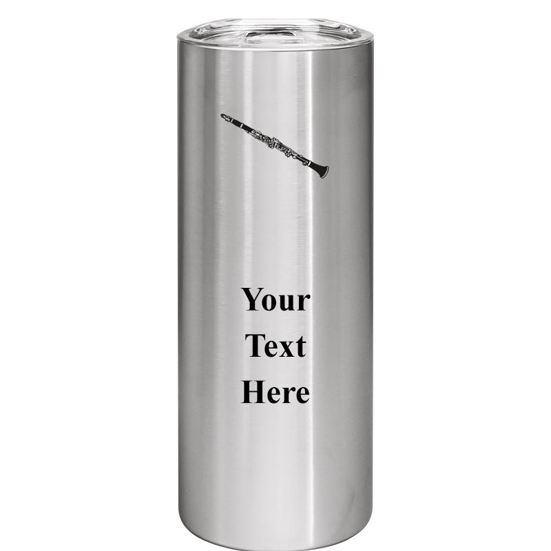 SLIM TUMBLER 20OZ SILVER