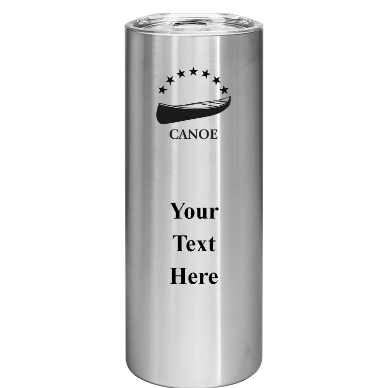 SLIM TUMBLER 20OZ SILVER