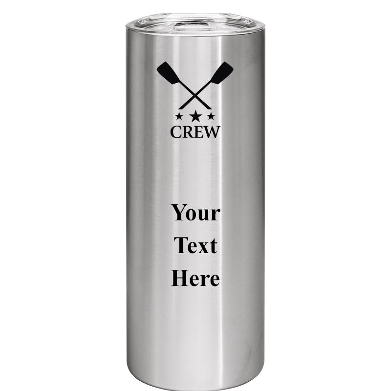 SLIM TUMBLER 20OZ SILVER