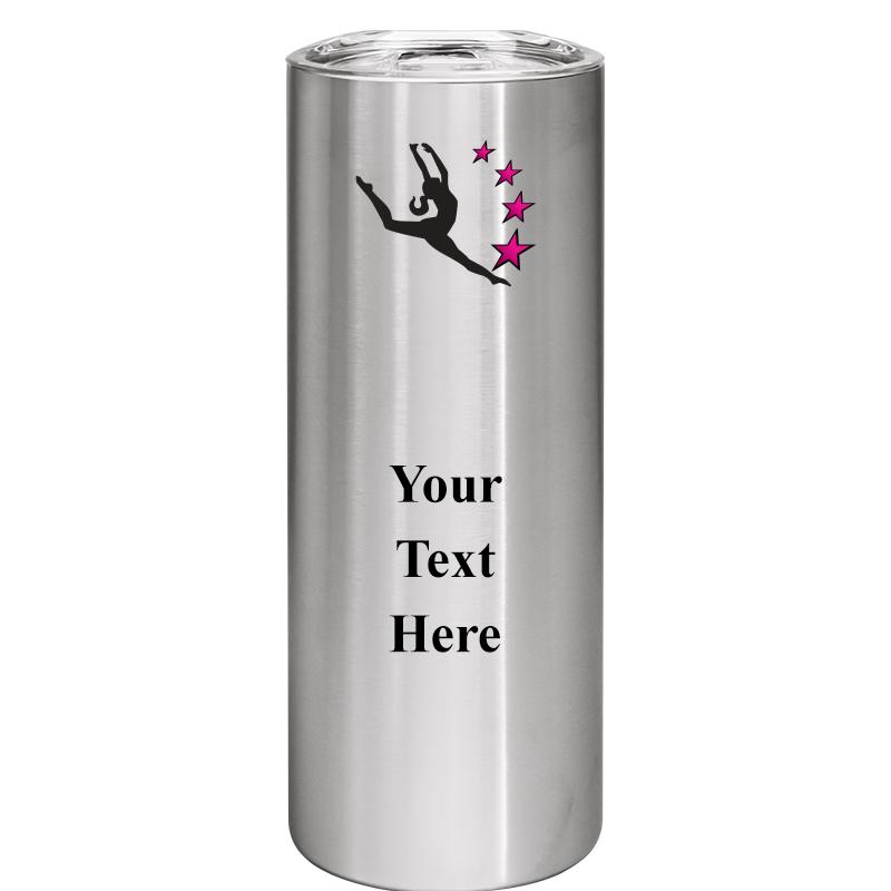 SLIM TUMBLER 20OZ SILVER