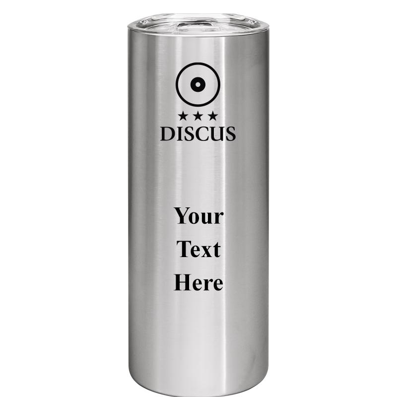 SLIM TUMBLER 20OZ SILVER