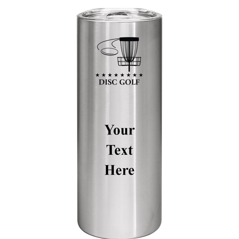 SLIM TUMBLER 20OZ SILVER
