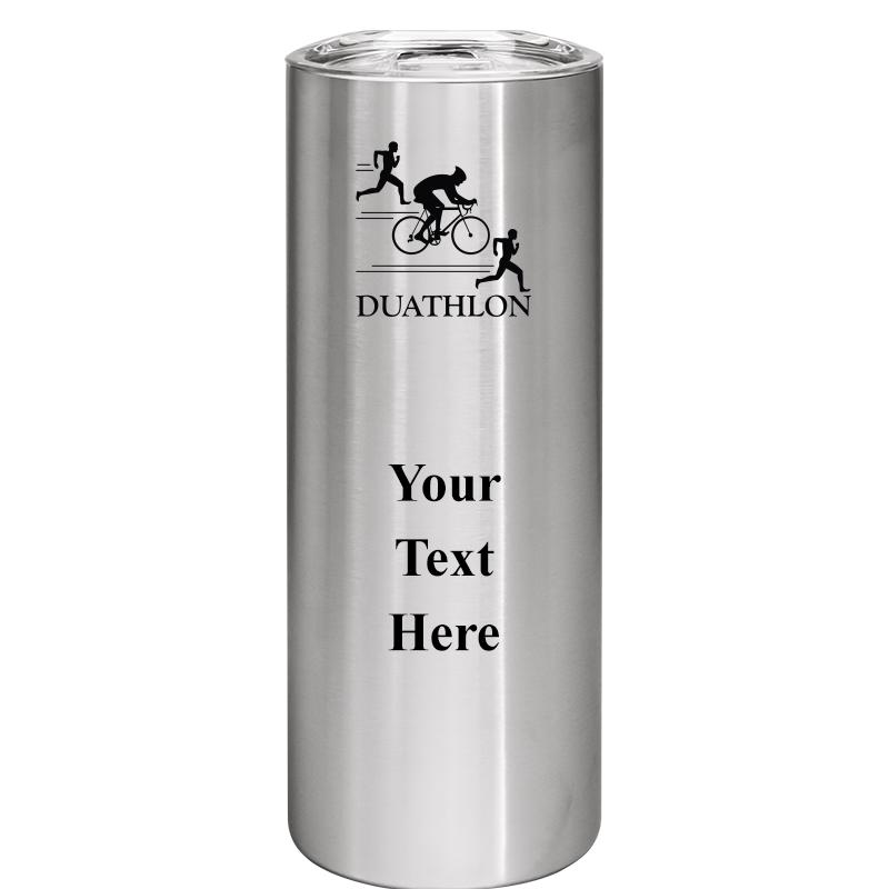 SLIM TUMBLER 20OZ SILVER