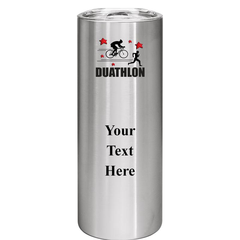 SLIM TUMBLER 20OZ SILVER