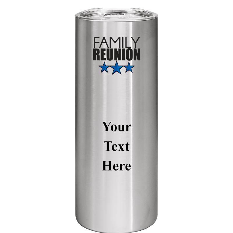 SLIM TUMBLER 20OZ SILVER