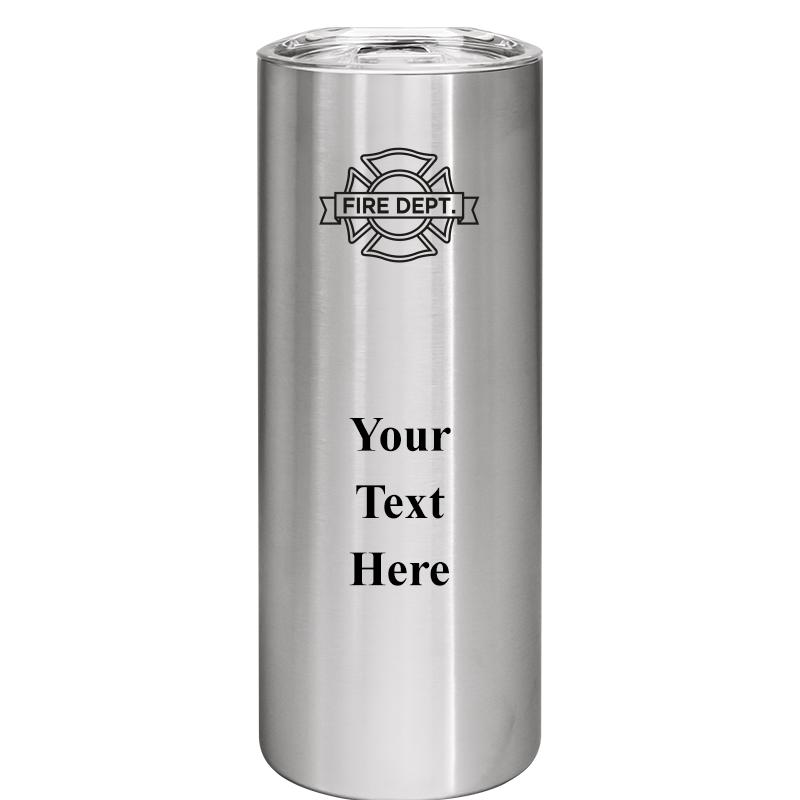 SLIM TUMBLER 20OZ SILVER