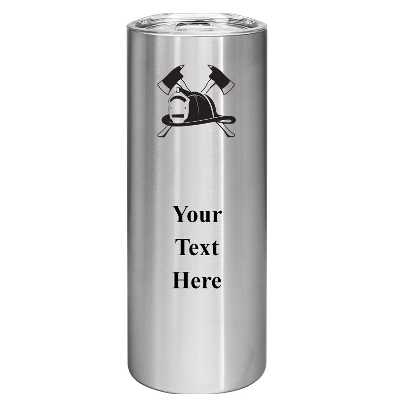 SLIM TUMBLER 20OZ SILVER